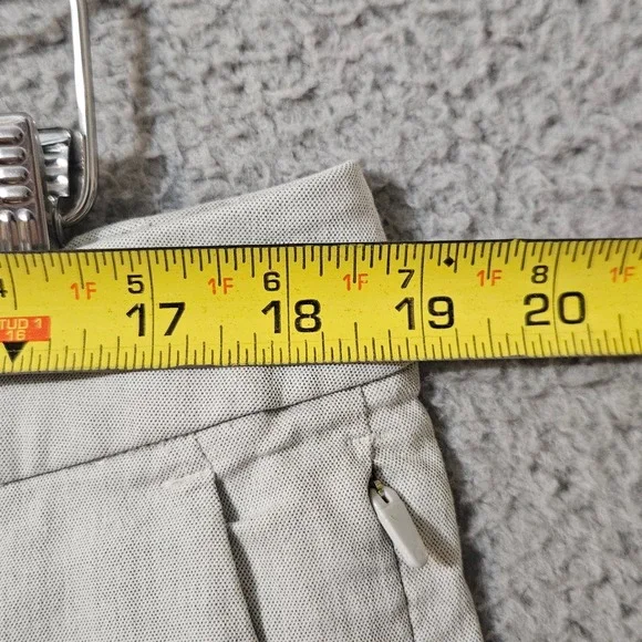 Lululemon Commission Short Qwick Oxford Gray 9" Size 36 Chino M7AK7S - Picture 6 of 8